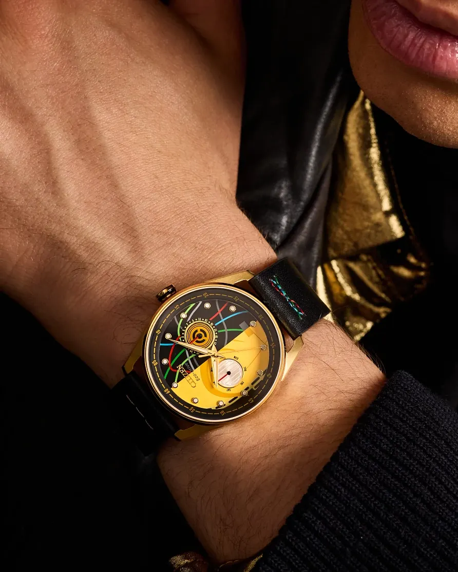 C-3PO Rewired Multiple Dial Leather Strap BU4026-05W | CITIZEN